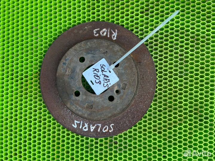 Диск тормозной передний Kia Rio 3, solaris