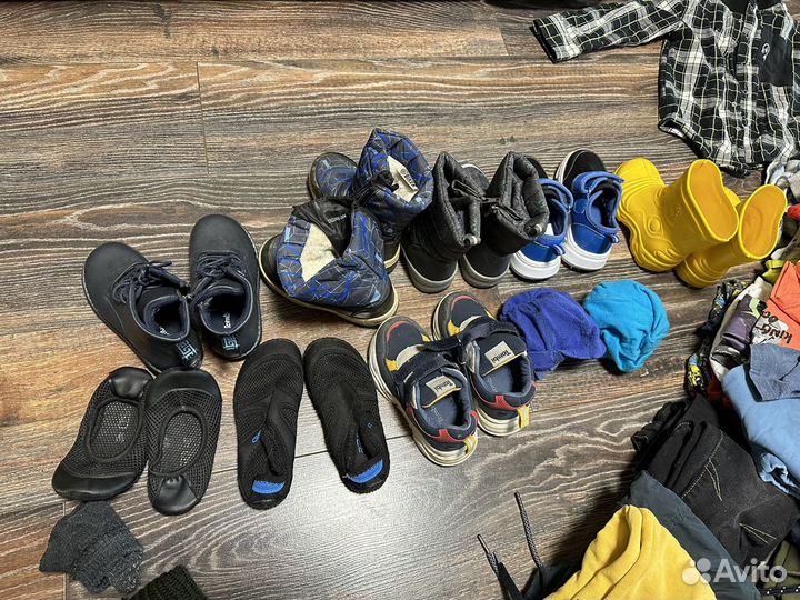 Пакет одежды и обуви для мальчика 3-4 лет 98 104