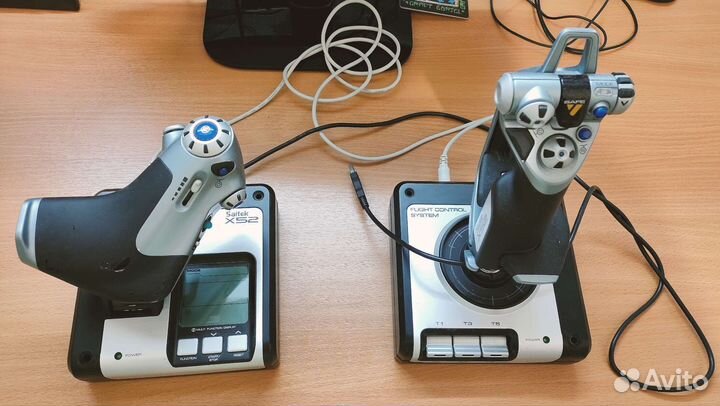 Saitek x52 flight system(руд+рус+Педали)