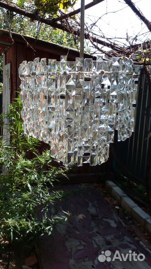 Хрустальная люстра СССР винтаж
