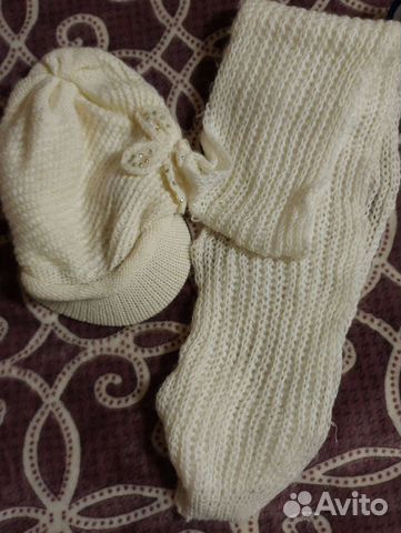 Комплект шапка и шарф для девочки