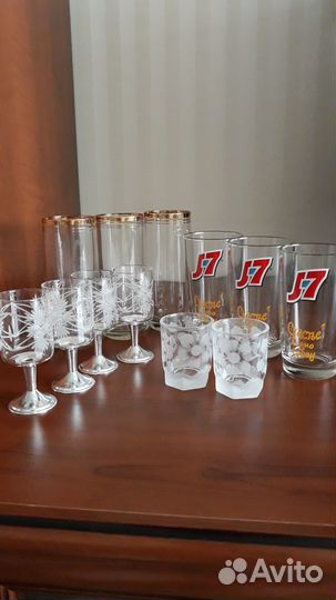 Рюмки, стопки, стаканы СССР и стаканы J7