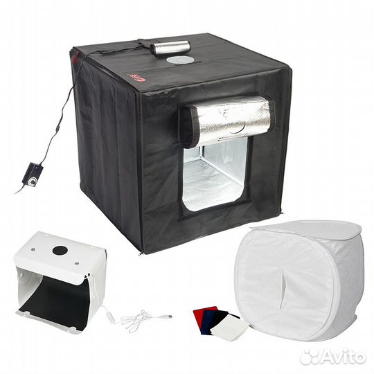 Фотобоксы (лайткубы) для предметной съемки