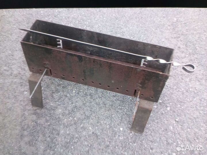 Мангал под один шампур