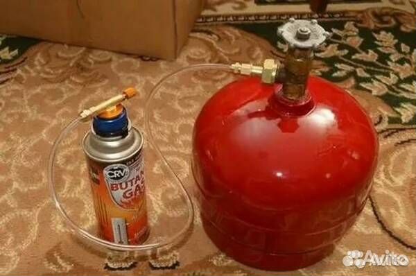 Переходник для заправки цанговых и резьбовых балон