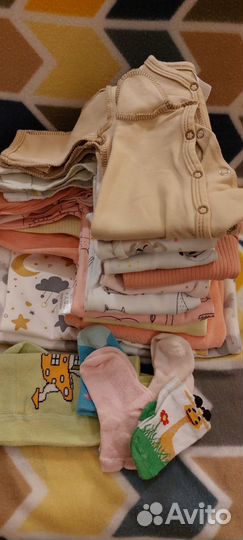 Много вещей на новорожденную от 0 до 3х месяцев