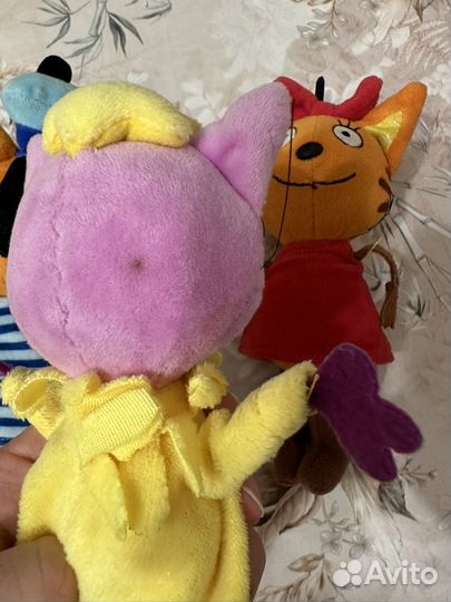 Мягкие игрушки 3 кота