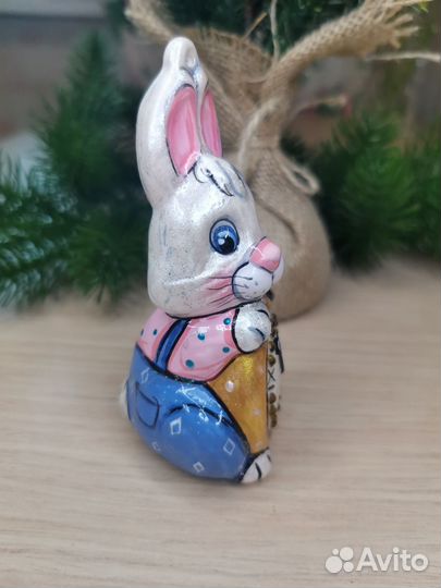 Елочные игрушки из фарфора