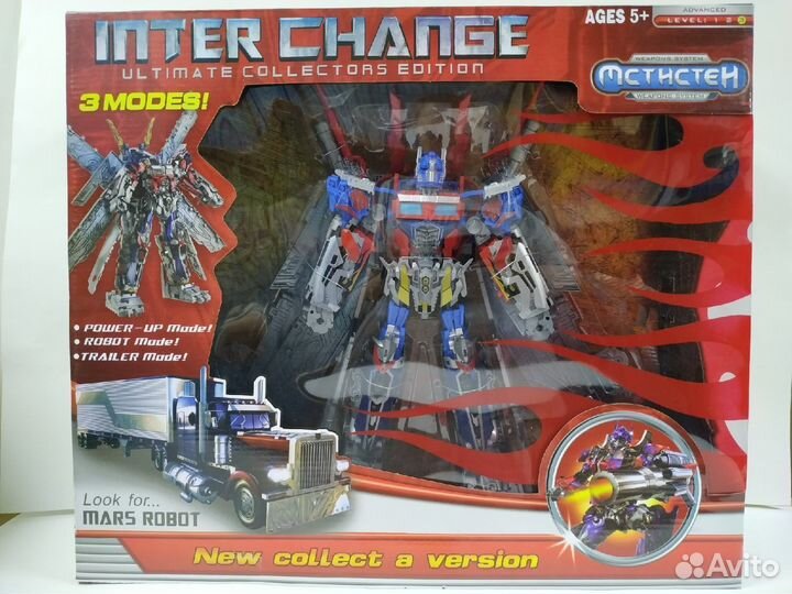 Игрушка Трансформер Робот Оптимус Прайм 40 см