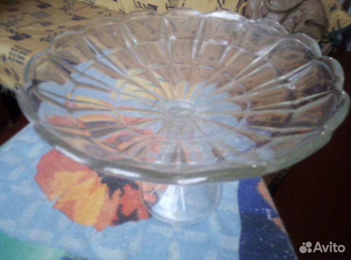 Фруктовница СССР на ножке