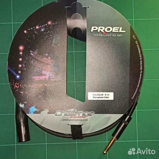 Инстр. кабель Proel chl220LU6