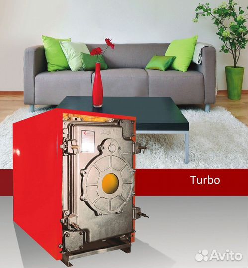 Котел чугунный, отопительный - Turbo (536-Kw)