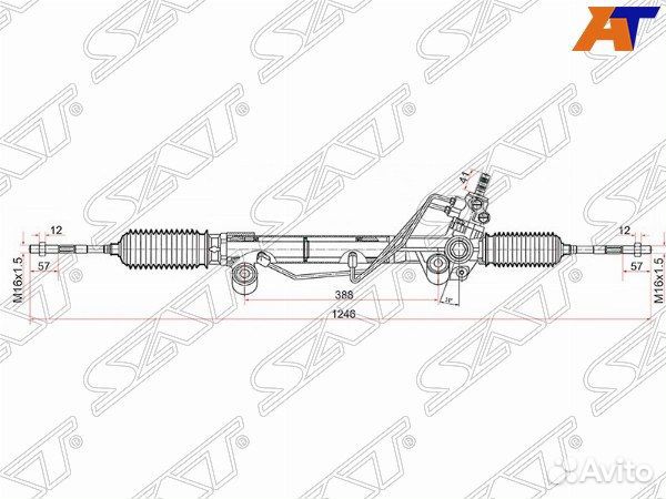 Рейка рулевая lexus GX460