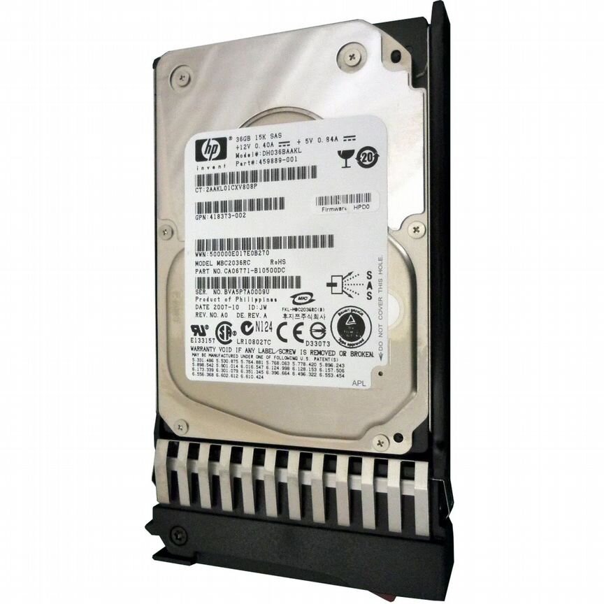 [DH036BAAKL] Жесткий Диск Hp 36gb Sas 2,5" Hdd Dh036baakl