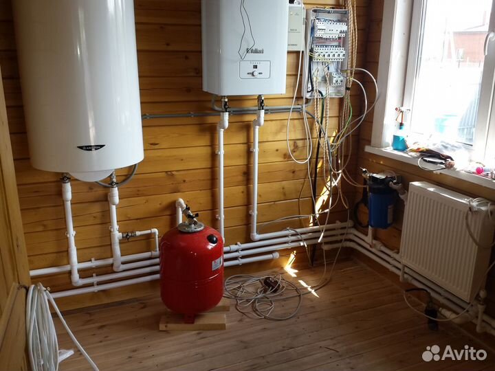 Монтаж отопления, водоснабжения