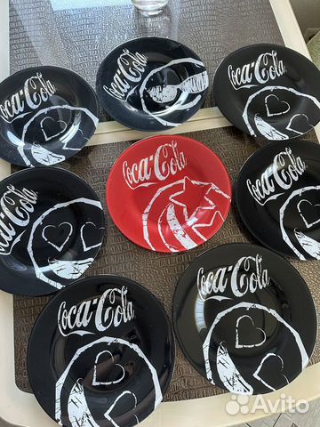 Тарелки coca cola