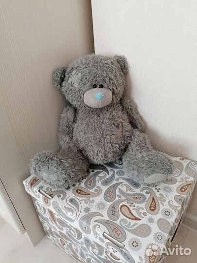 Мишка Тедди игрушка 30 см со стразом и заяц