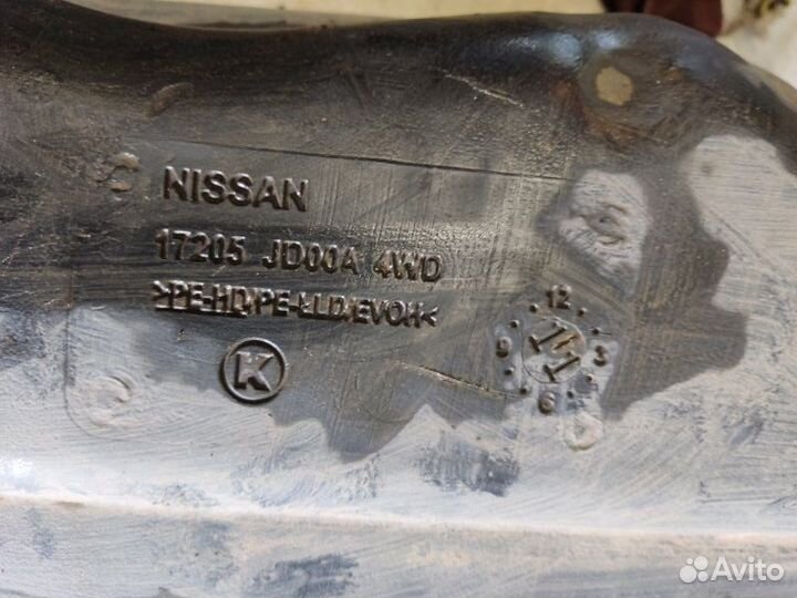 Бак топливный Nissan Qashqai J10 2006-2014