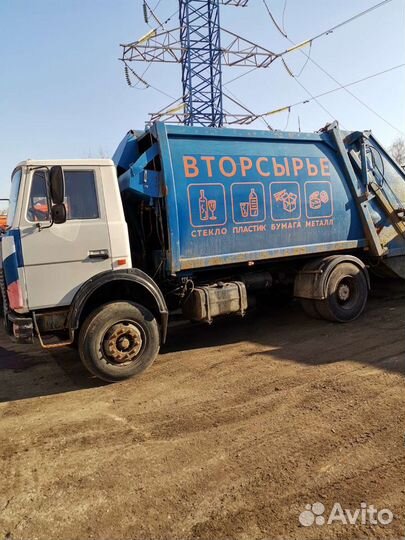 Маз ко440 вм мусоровоз с задней загрузкой
