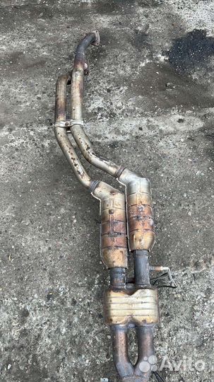 Полный выхлоп бмв 528i 1998г