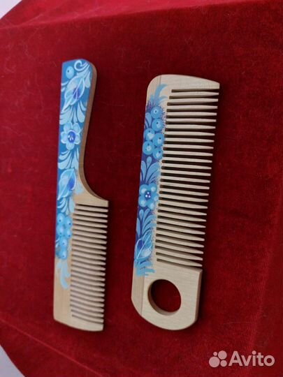 Расчески деревянные росписные