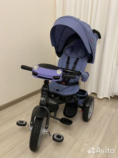 Детский трехколесный велосипед techteam luxury