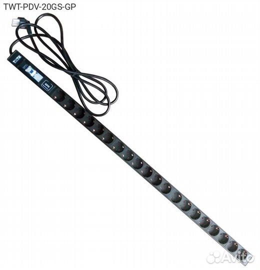 Блок розеток lanmaster TWT-PDV, Zero U, TWT-PDV-20