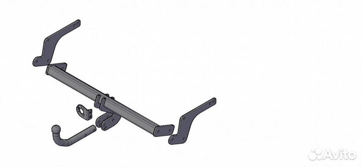 Фаркоп (тсу) Renault Duster с 2011 (2WD,4WD)