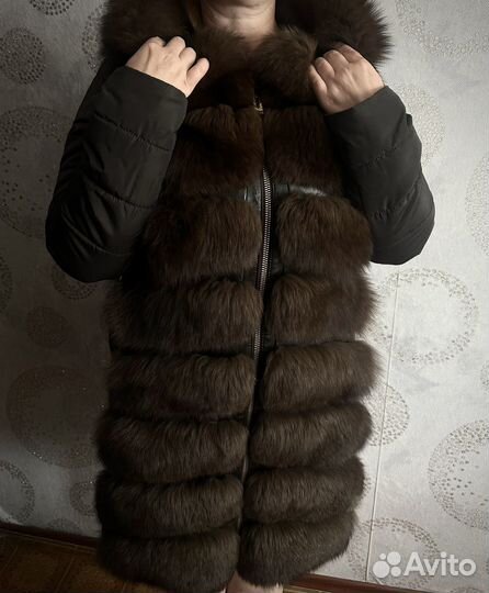 Шуба трансформер из песца