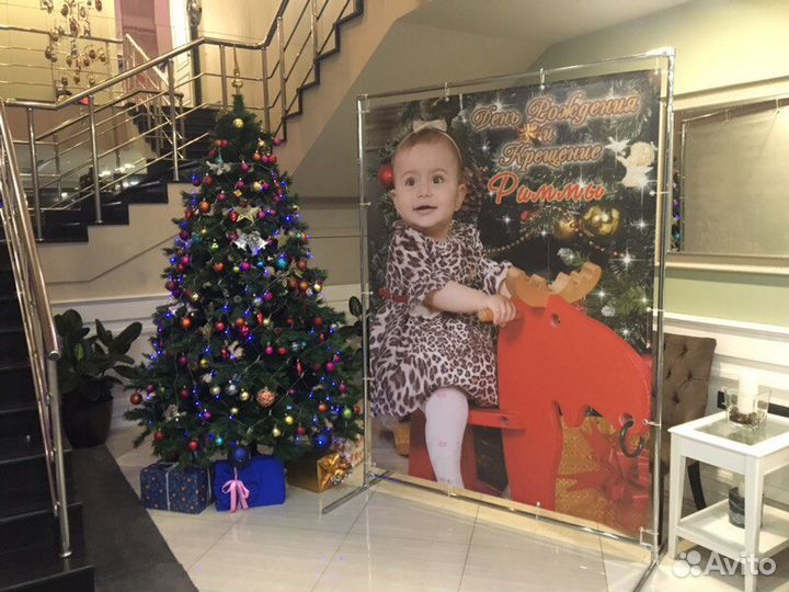 Пресс волл прямоугольный