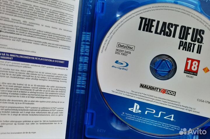 Last of us (одни из нас) ps4 (лицензия)