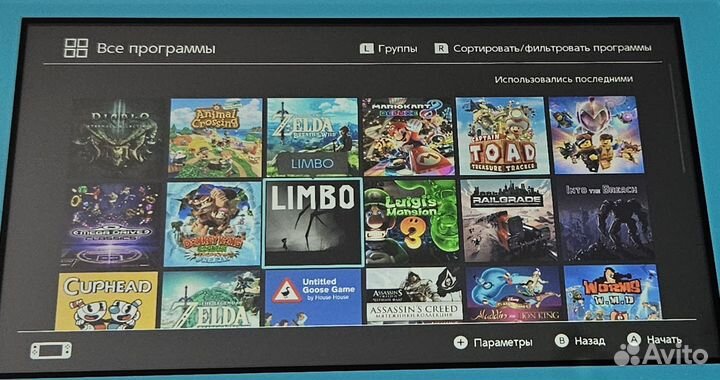 Nintendo Switch Lite новый 290гб 30+ игр чипован