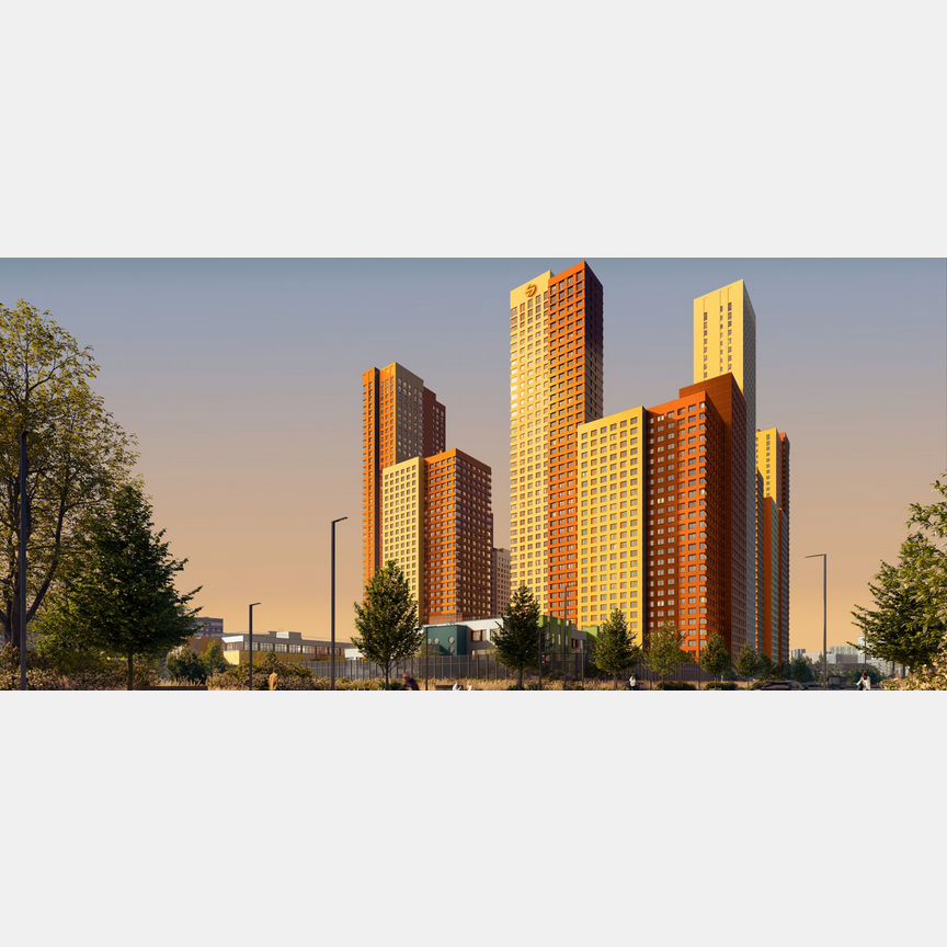 2-к. квартира, 56,4 м², 9/46 эт.