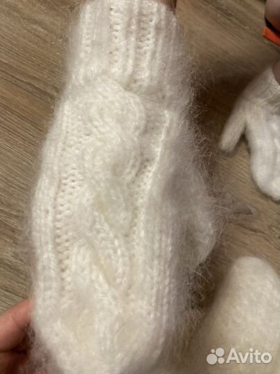 Пуховые перчатки