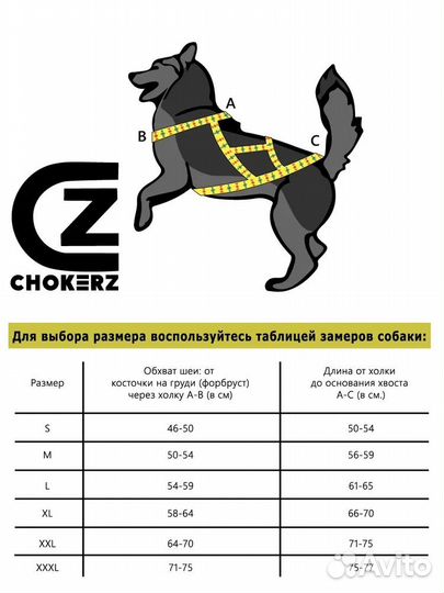 Шлейка ездовая X-back chokerz для хаски, маламута