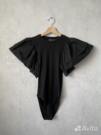 Боди черное Zara