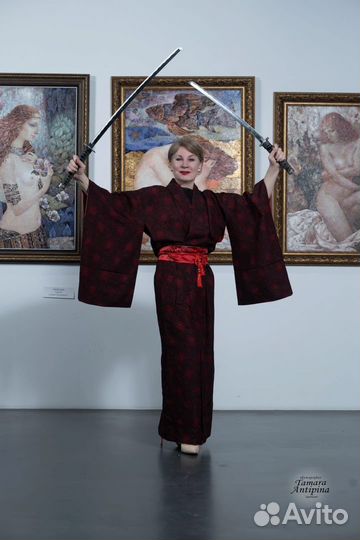 Японская гейша кимоно антк люкс из Токио