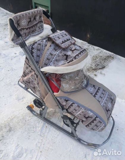 Коляска санки