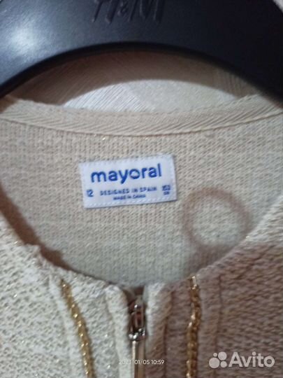 Кофта на девочку 10лет