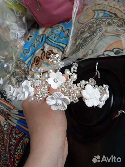 Ободок диадема свадебная для фотосессий