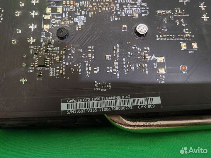 MSI GeForce GTX 1050 Ti gaming X 4G
