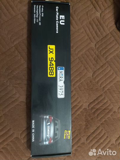 Рамка гос номера с камерой заднего вида