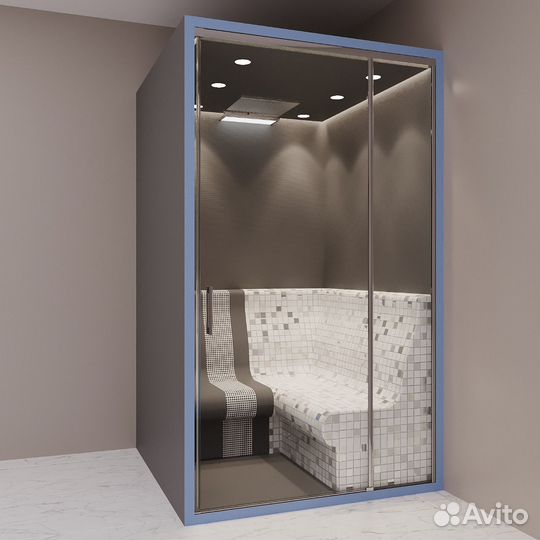 Паровая кабина (капсула) из Teplofom размер от 2 м