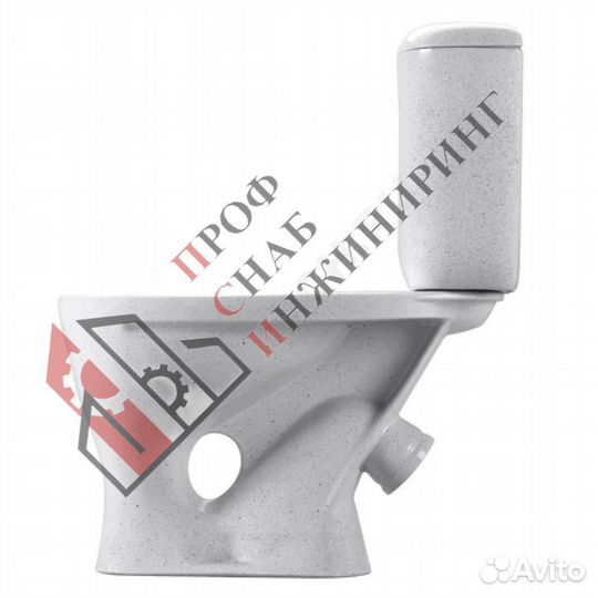 Унитаз-компакт косой выпуск нижний подвод с армату