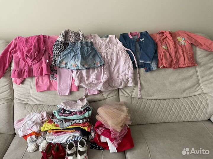 Вещи пакетом на девочку 1-2 года