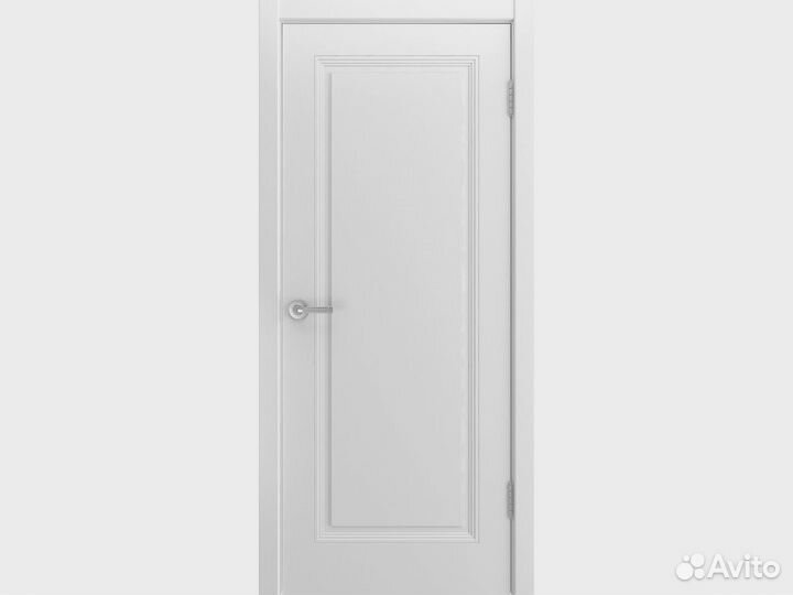 Межкомнатная дверь эмаль Bellini 111 белая глухая