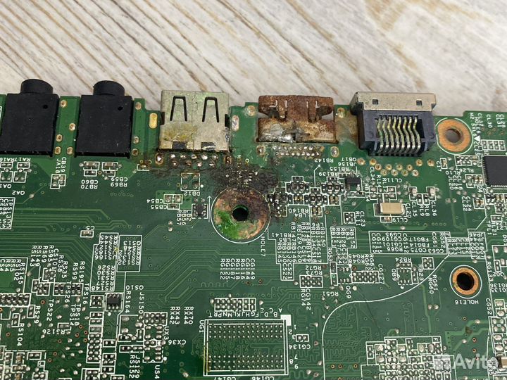 Материнская плата на запчасти cq58