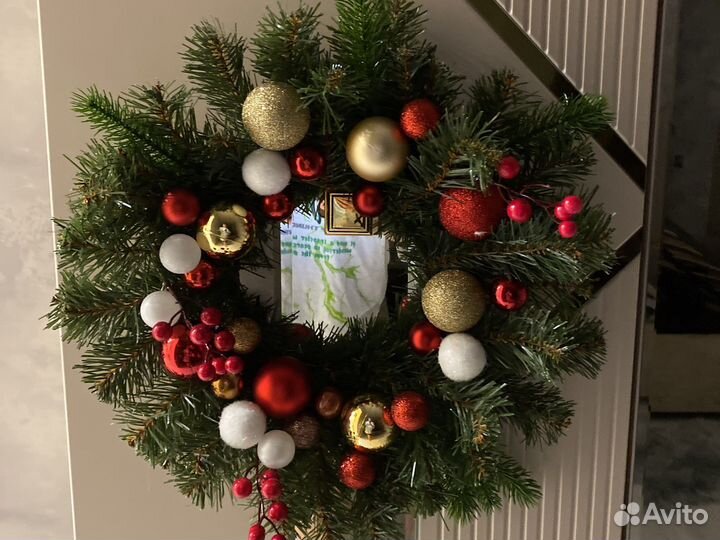 Новогодний декор венки новогодние