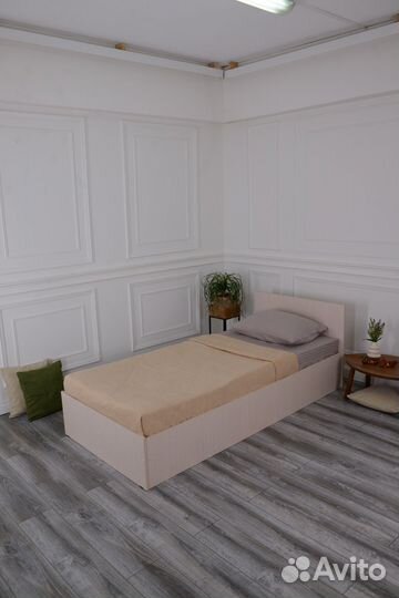 Кровать односпальная с матрасом 80х200 Милена