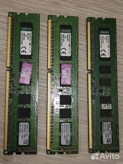 Серверная Оперативная память 16GB 8GB 4GB 2GB 1GB